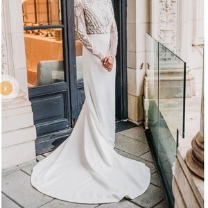Elegant Prom,Graduation,Wedding/ Pregnancy Photoshoot Floor Length Gown